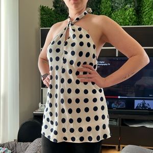 Polka dot top